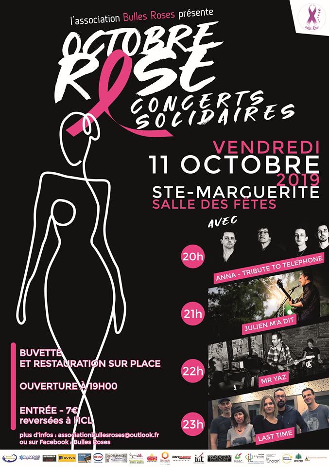 Octobre rose - Concerts Solidaires - Mr Yaz